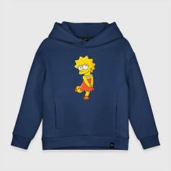 Детское худи оверсайз Lisa Simpson