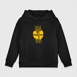 Толстовка оверсайз детская Wu-Tang tiger style, цвет: черный