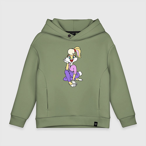 Детское худи оверсайз Lola Bunny / Авокадо – фото 1