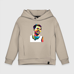 Толстовка оверсайз детская Luka smile, цвет: миндальный