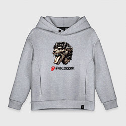 Толстовка оверсайз детская Mick Jagger - stylization, цвет: меланж