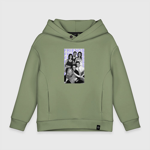 Детское худи оверсайз Сериал Друзья / Авокадо – фото 1