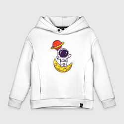 Детское худи оверсайз Сатурн и Луна