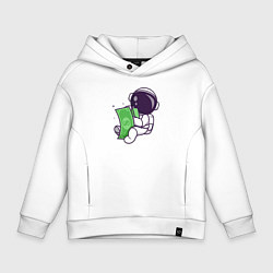 Детское худи оверсайз Космонавт и доллары