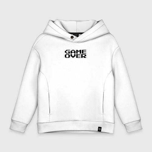 Детское худи оверсайз Конец игры / Белый – фото 1
