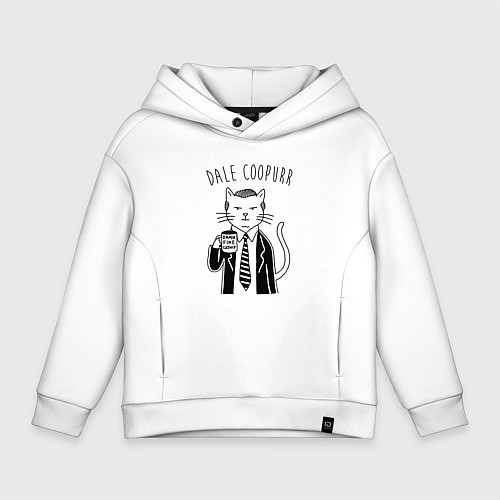 Детское худи оверсайз Dale Coopurr / Белый – фото 1