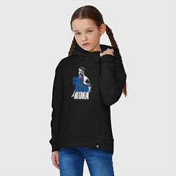 Толстовка оверсайз детская Cool hand Luka, цвет: черный — фото 2