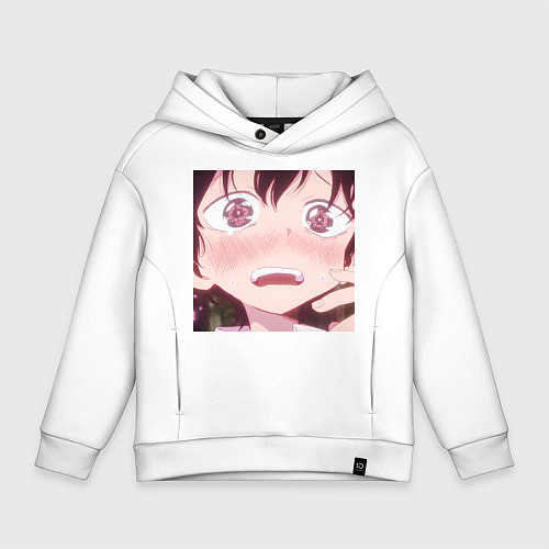 Детское худи оверсайз Наоки Адзума / Белый – фото 1