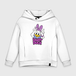 Детское худи оверсайз Daisy Duck duble peace