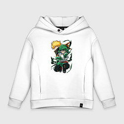 Детское худи оверсайз Моя геройская академия Изуку Мидория