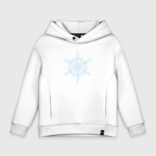 Детское худи оверсайз Акадза 3 высшая луна / Белый – фото 1