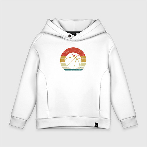 Детское худи оверсайз Color ball / Белый – фото 1