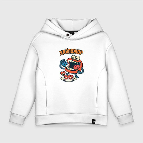 Детское худи оверсайз Хайпожор / Белый – фото 1