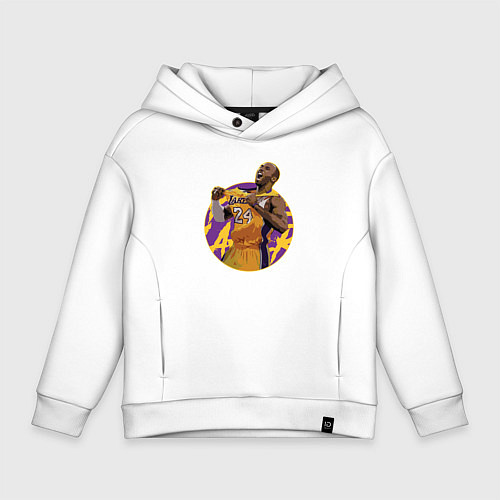 Детское худи оверсайз Kobe Bryant winner / Белый – фото 1