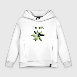 Толстовка оверсайз детская Depeche Mode - Exciter Flower, цвет: белый