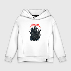 Детское худи оверсайз Metallica волки