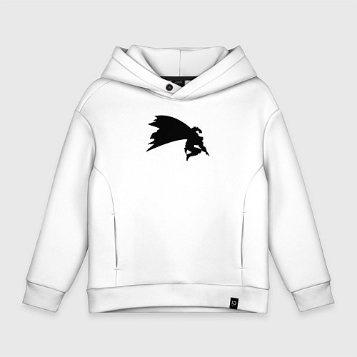 Детское худи оверсайз Batman fight / Белый – фото 1