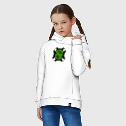 Толстовка оверсайз детская Triple H - Трипл Эйч, цвет: белый — фото 2