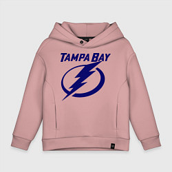 Толстовка оверсайз детская HC Tampa Bay, цвет: пыльно-розовый