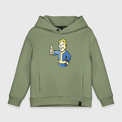 Детское худи оверсайз Fallout vault boy