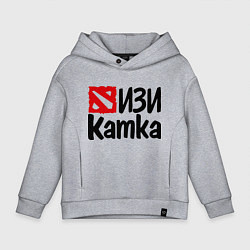 Толстовка оверсайз детская Изи катка, цвет: меланж