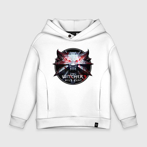 Детское худи оверсайз The Witcher 3 / Белый – фото 1