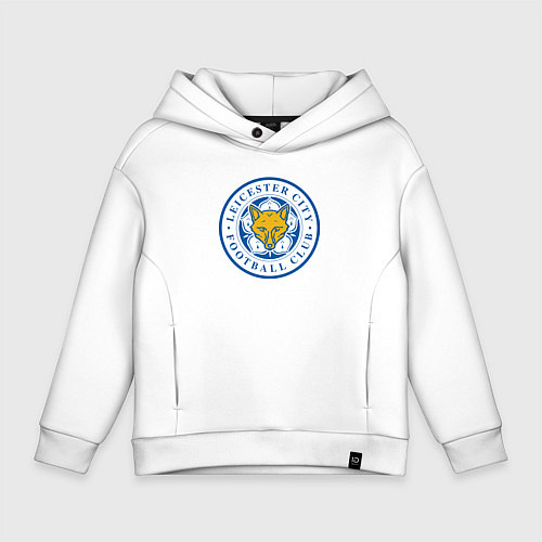 Детское худи оверсайз Leicester City FC / Белый – фото 1