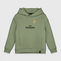 Детское худи оверсайз Real Madrid: Fly Emirates