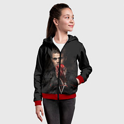 Толстовка на молнии детская Stefan Salvatore V3, цвет: 3D-красный — фото 2