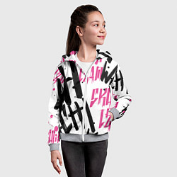 Толстовка на молнии детская Kai Wachi, цвет: 3D-меланж — фото 2