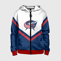 Детская толстовка на молнии NHL: Columbus Blue Jackets