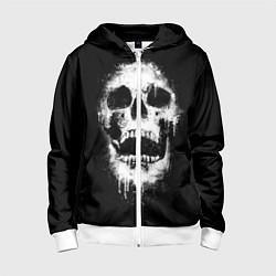 Детская толстовка на молнии Evil Skull