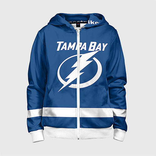 Детская толстовка на молнии Tampa Bay: Namestnikov / 3D-Белый – фото 1