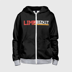 Толстовка на молнии детская Limp Bizkit, цвет: 3D-меланж