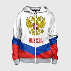 Детская толстовка на молнии Russia Hockey Team