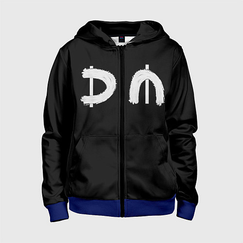 Детская толстовка на молнии DM Rock / 3D-Синий – фото 1
