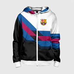 Детская толстовка на молнии Barcelona FC: Black style