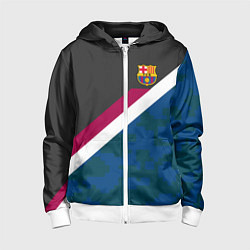 Детская толстовка на молнии FC Barcelona: Sport Camo