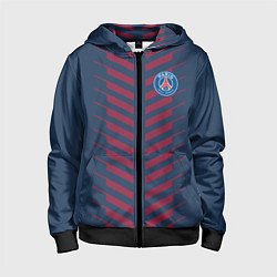 Толстовка на молнии детская FC PSG: Creative, цвет: 3D-черный