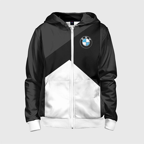 Детская толстовка на молнии BMW 2018 SportWear 3 / 3D-Белый – фото 1