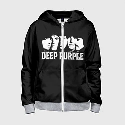 Толстовка на молнии детская Deep Purple, цвет: 3D-меланж