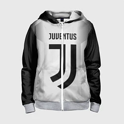 Детская толстовка на молнии FC Juventus: Silver Original