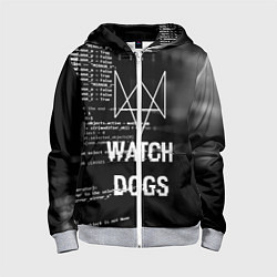 Детская толстовка на молнии Watch Dogs: Hacker