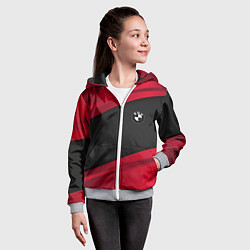 Толстовка на молнии детская BMW Sport, цвет: 3D-меланж — фото 2