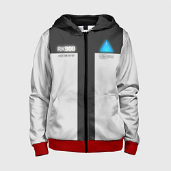 Толстовка на молнии детская RK900: Become Human, цвет: 3D-красный