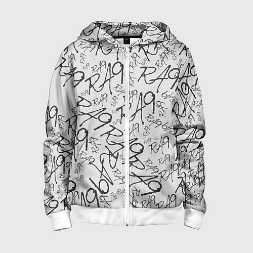 Детская толстовка на молнии RA9 DEVIANT / 3D-Белый – фото 1