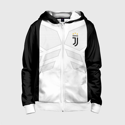 Детская толстовка на молнии JUVENTUS SPORT / 3D-Белый – фото 1