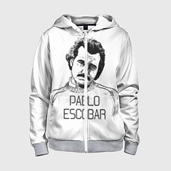 Детская толстовка на молнии Pablo Escobar