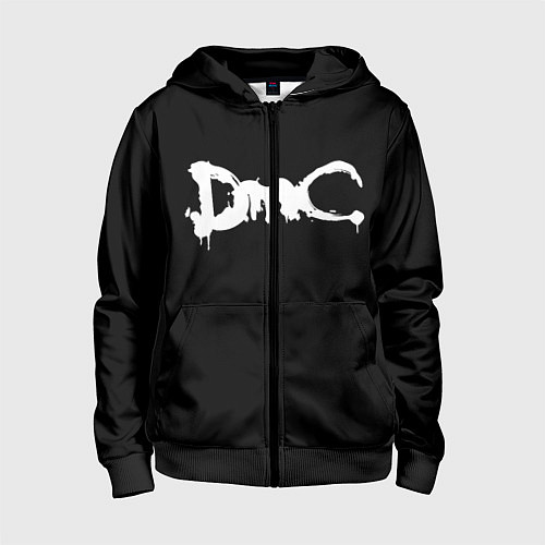 Детская толстовка на молнии DMC / 3D-Черный – фото 1