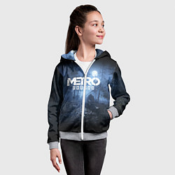 Толстовка на молнии детская Metro Exodus: Dark Moon, цвет: 3D-меланж — фото 2